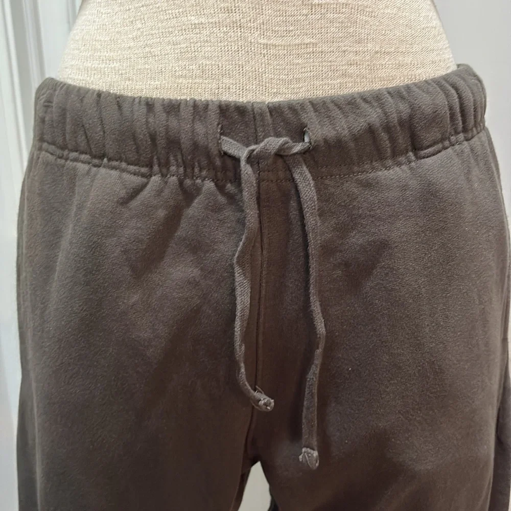 MNML sz M grey green elastic waist sweatpants